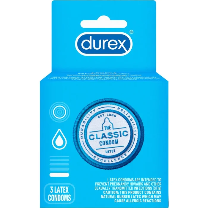 Durex Classic Condom 3 pack
