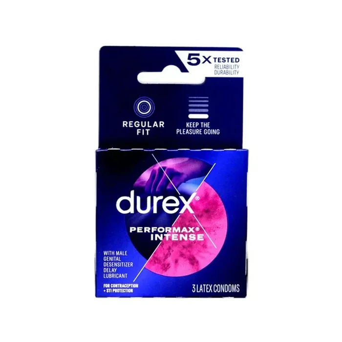 Durex Performax Intense Condoms 3 Pack