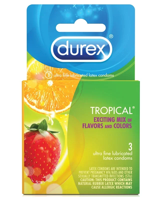 Durex Tropical Flavors – Box of 3