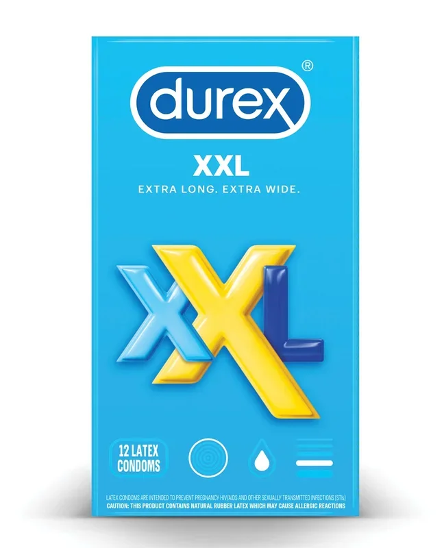 Durex XXL Condoms – Pack of 12