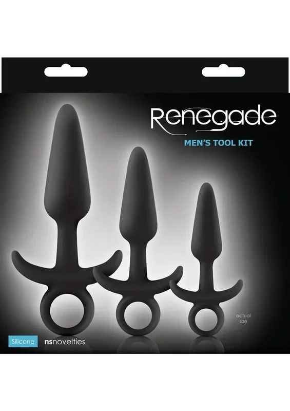 Renegade Men’s Tool Kit Silicone Anal Plugs