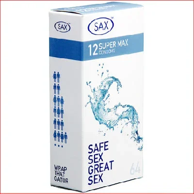 Sax Super Max Fit 12’s Condoms