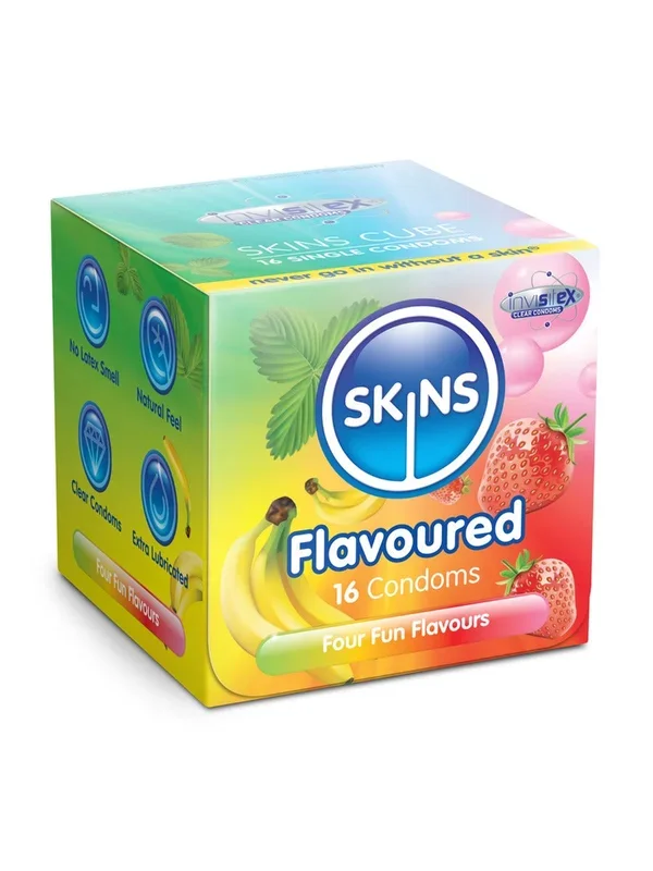 Skins Flavoured 16 Pack Condoms