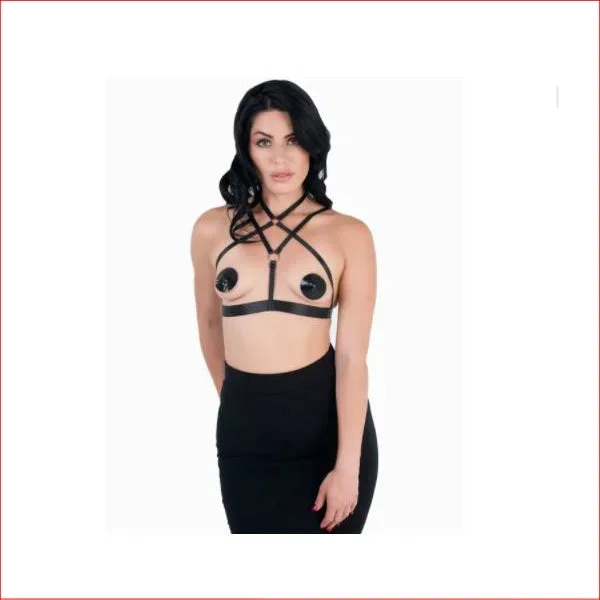 Strappy Bra 0456 Black