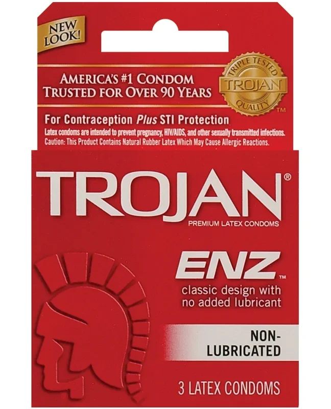 Trojan Enz Non-Lubricated – Box of 3